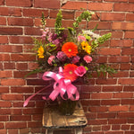 Multicolor Gerbera Vase