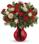 Red Vase Arrangement